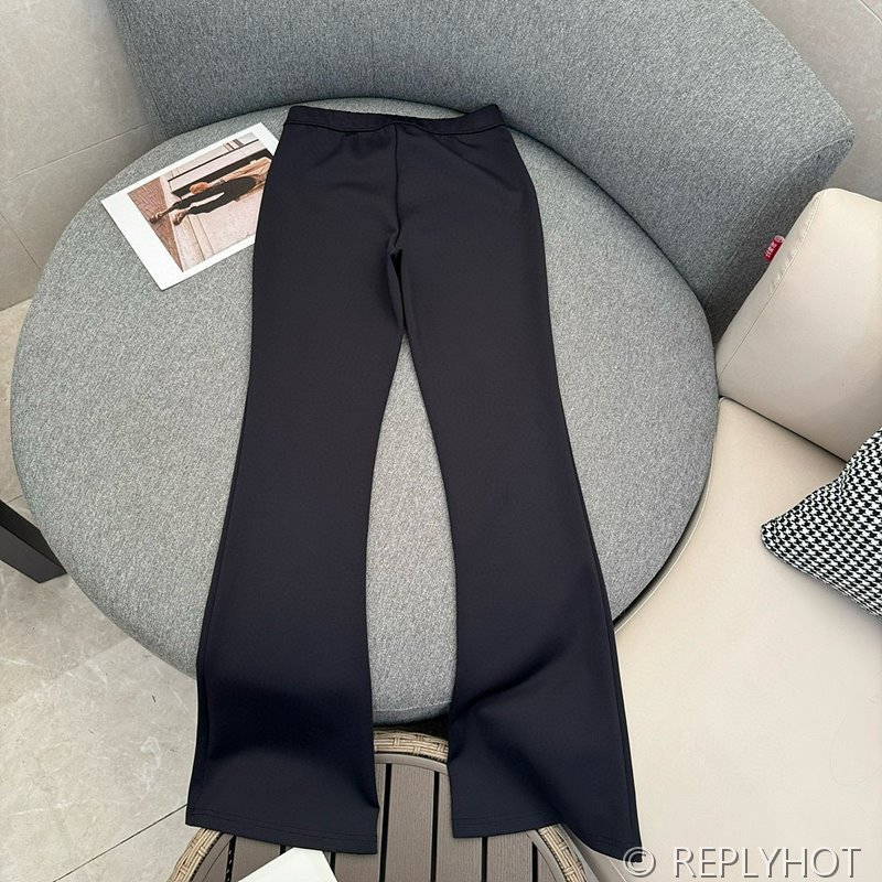 프라다 하이웨스트 슬림핏 팬츠