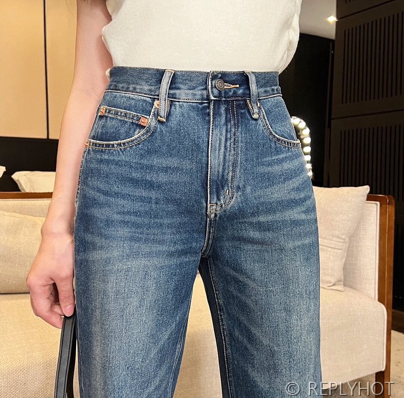 세인트로랑 워싱 스트레이트 진