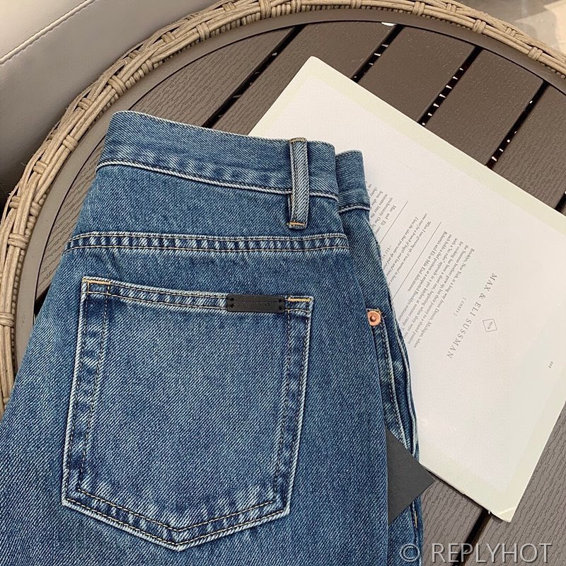 세인트로랑 워싱 스트레이트 진