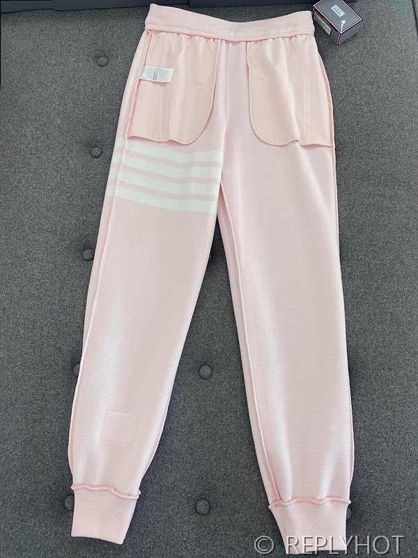 톰브라운 스트레이트 캐주얼 팬츠 핑크