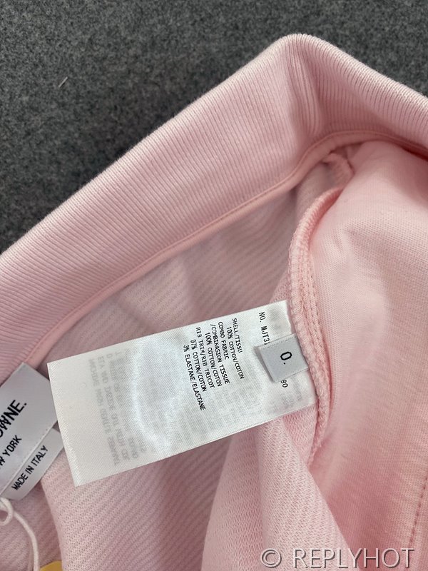 톰브라운 스트레이트 캐주얼 팬츠 핑크