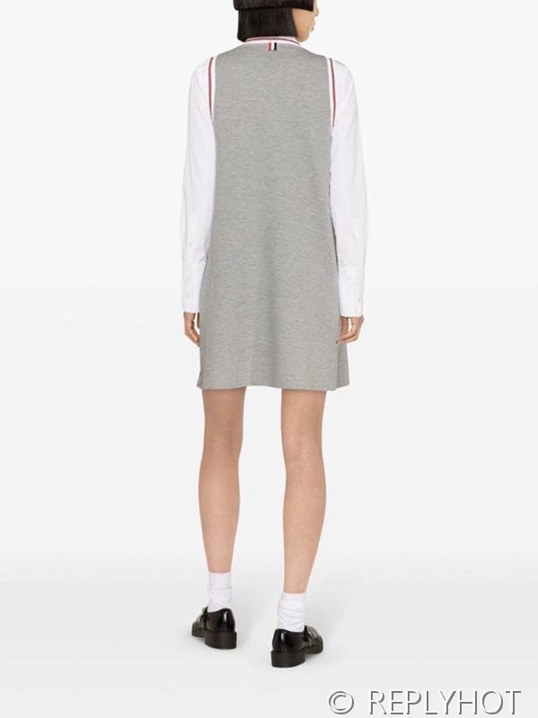 톰브라운 클래식 프레피 스타일 민소매 니트 선드레스 2COLOR [매장가 280만원대]