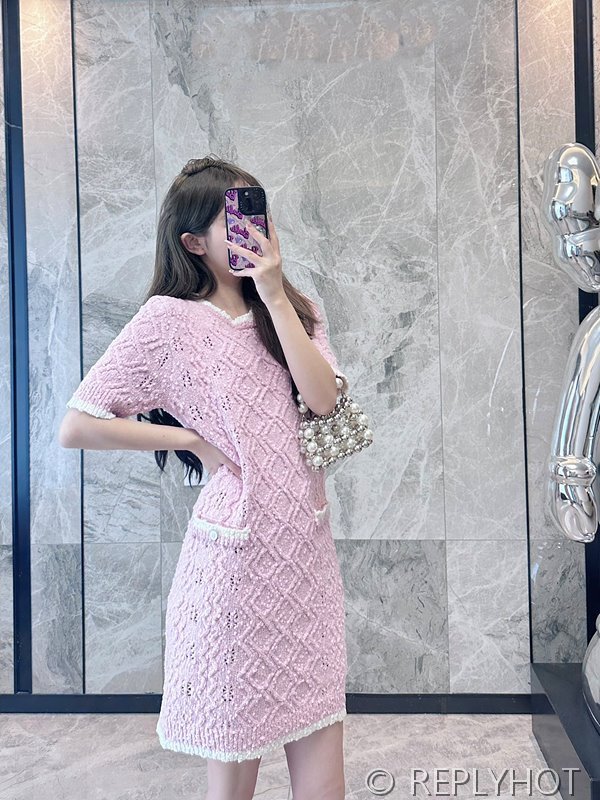 샤넬 캐시미어 니트 원피스 3COLOR [매장가 368만원대]