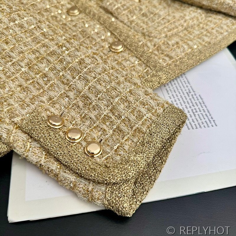 미우미우 브레이드 트위드 숏자켓