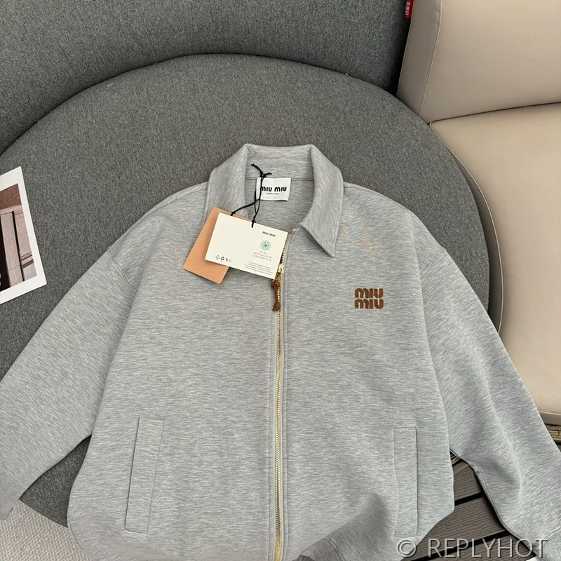 미우미우 저지 블루종 스커트 set [매장가 600만원대]