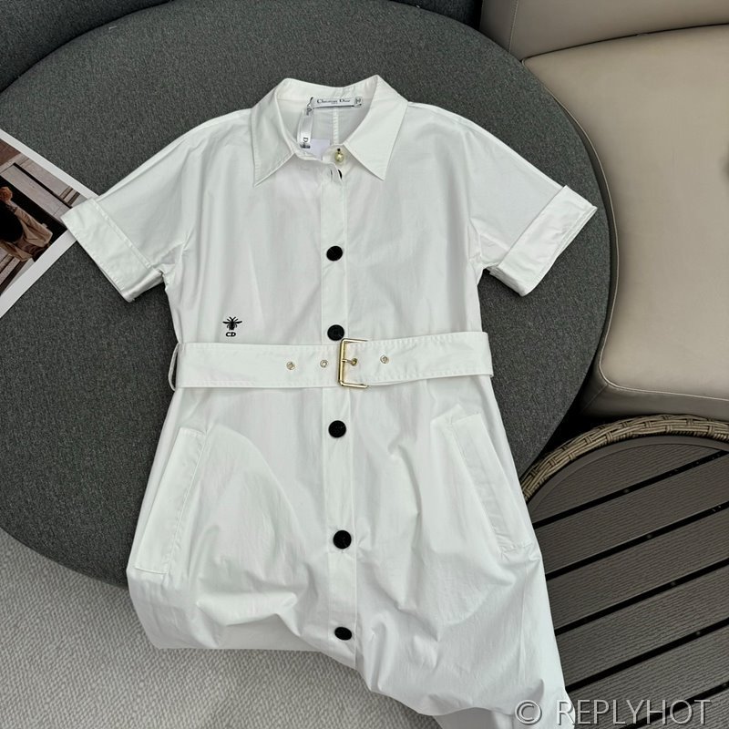 디올 벨트 셔츠 드레스 [매장가 580만원대]