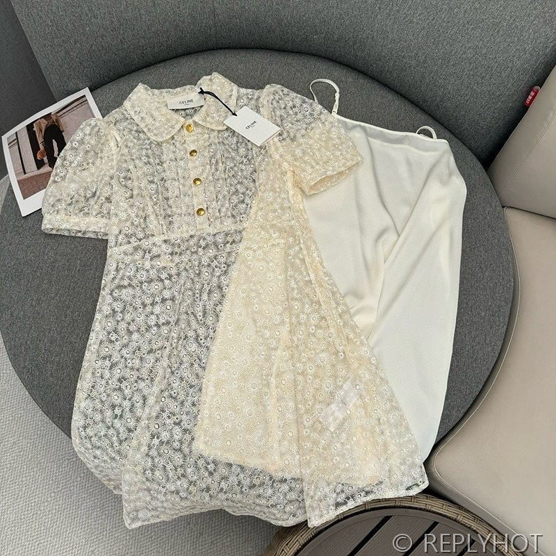 셀린느 자수 베이비돌 미니 드레스 [매장가 520만원대]
