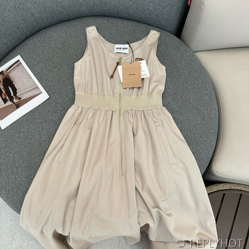 미우미우 파나마 코튼 드레스 [매장가 450만원대]