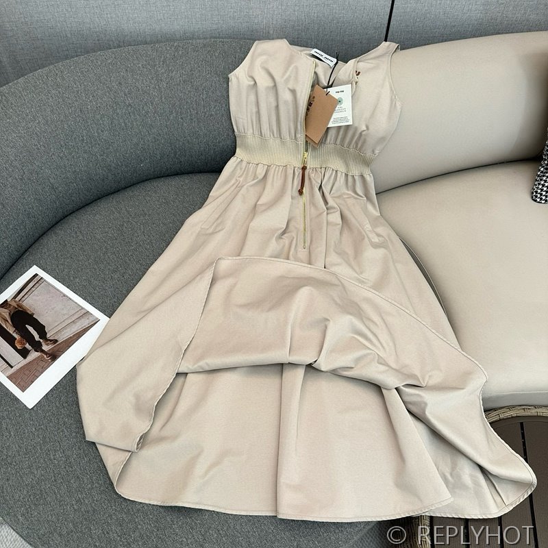 미우미우 파나마 코튼 드레스 [매장가 450만원대]