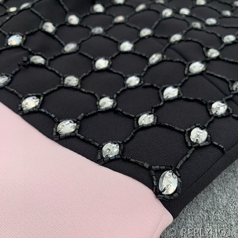 발렌티노 다이아블랙핑크 원피스