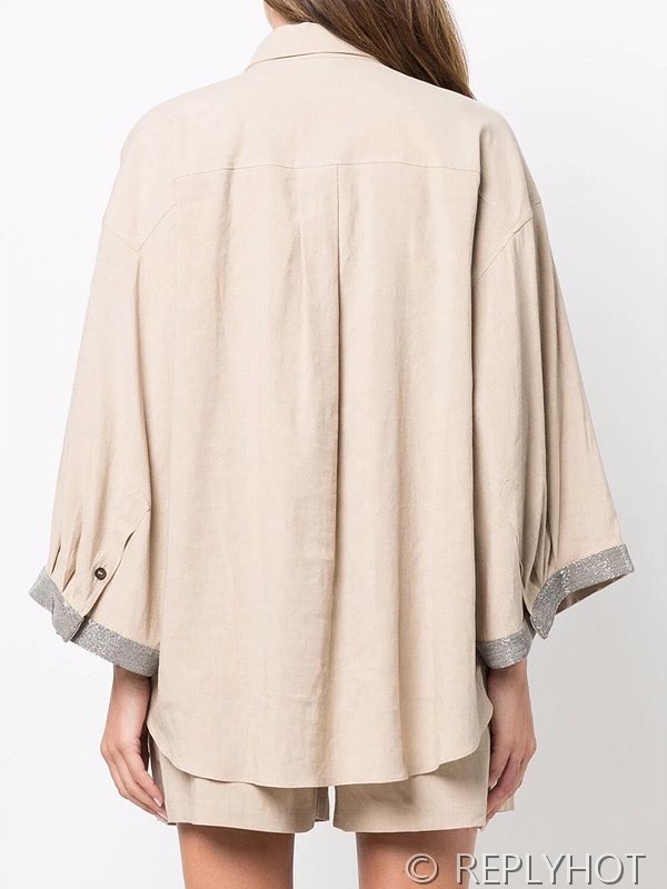 브루넬로 쿠치넬리 린넨셔츠 투피스 2color