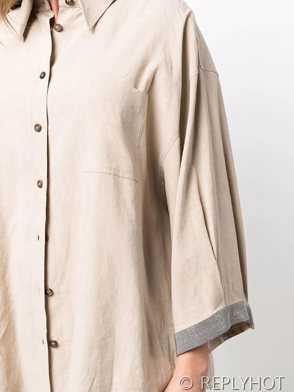 브루넬로 쿠치넬리 린넨셔츠 투피스 2color