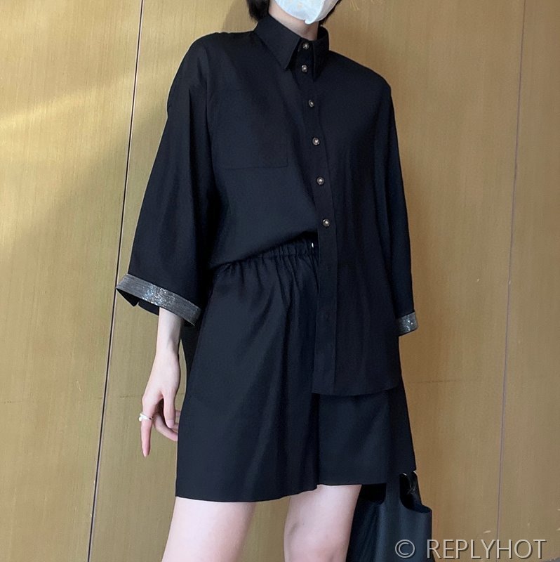 브루넬로 쿠치넬리 린넨셔츠 투피스 2color