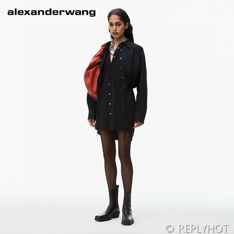 알렉산더왕 페이크 투피스 셔츠 드레스