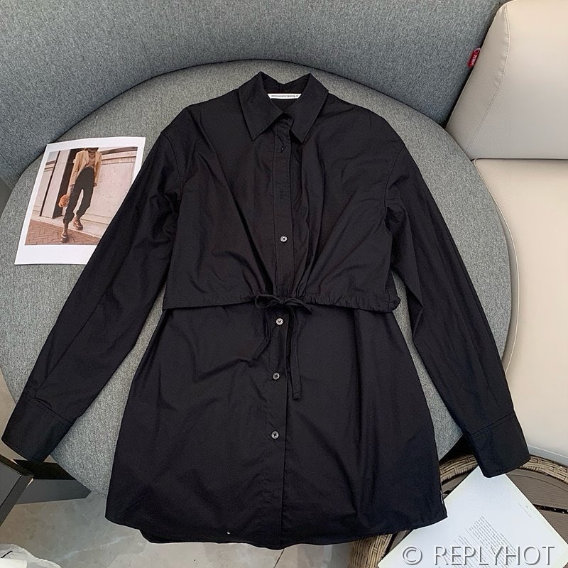 알렉산더왕 페이크 투피스 셔츠 드레스