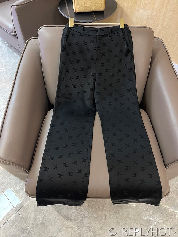 셀린느 자카드 패브릭 수트 세트