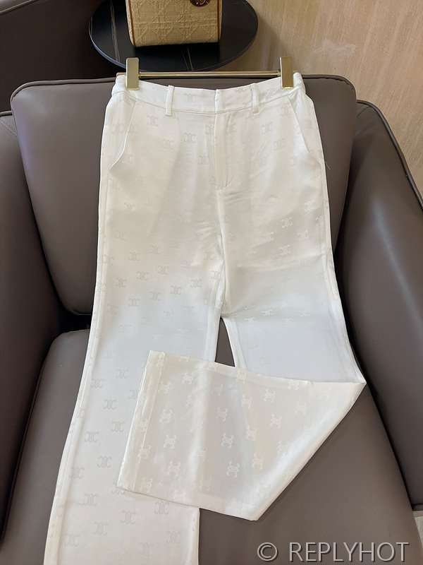 셀린느 자카드 패브릭 수트 세트