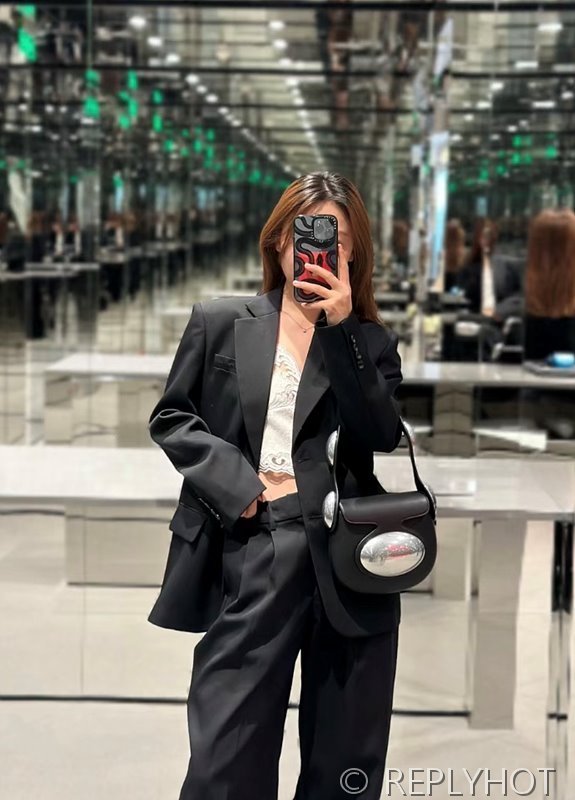 알렉산더 맥퀸 스티치 정장 코트 바지 세트 2color