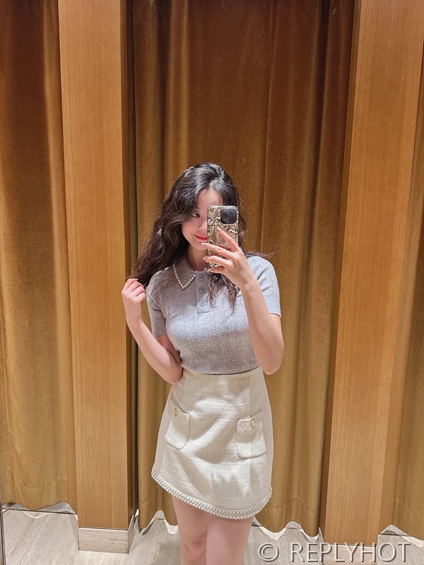 산드로 소프트 트위드 투피스 [매장가 520만원대]