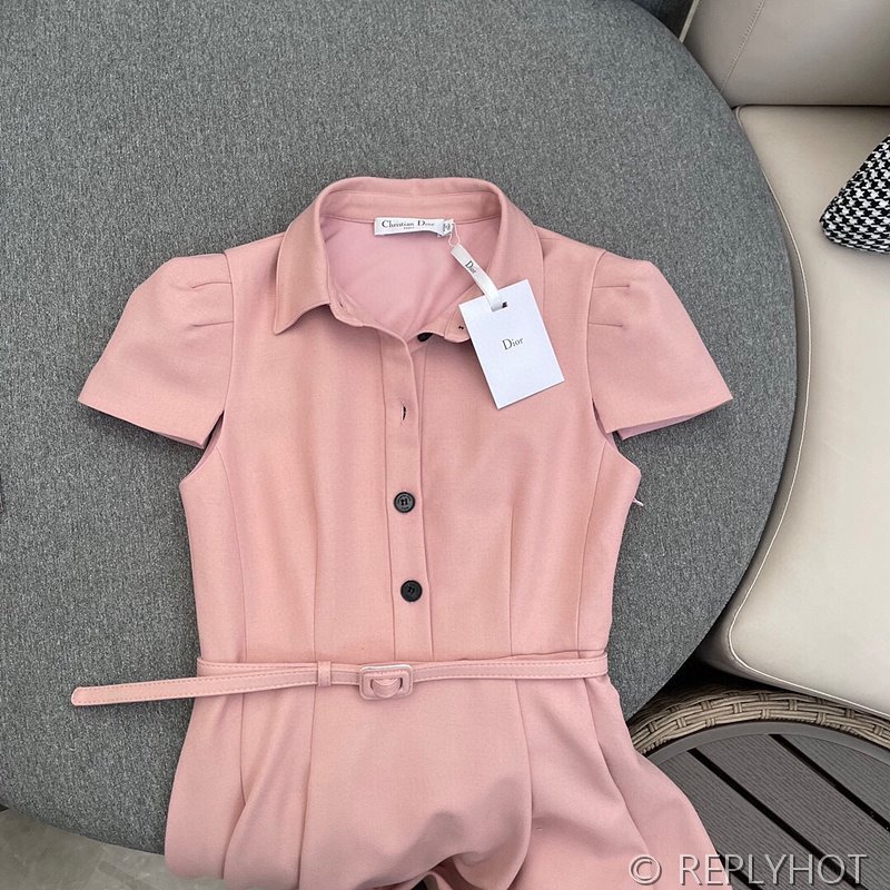 디올 플리츠 반팔 원피스 [매장가 370만원대]