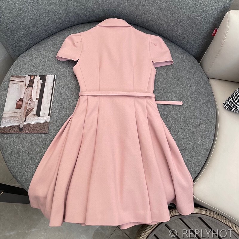 디올 플리츠 반팔 원피스 [매장가 370만원대]