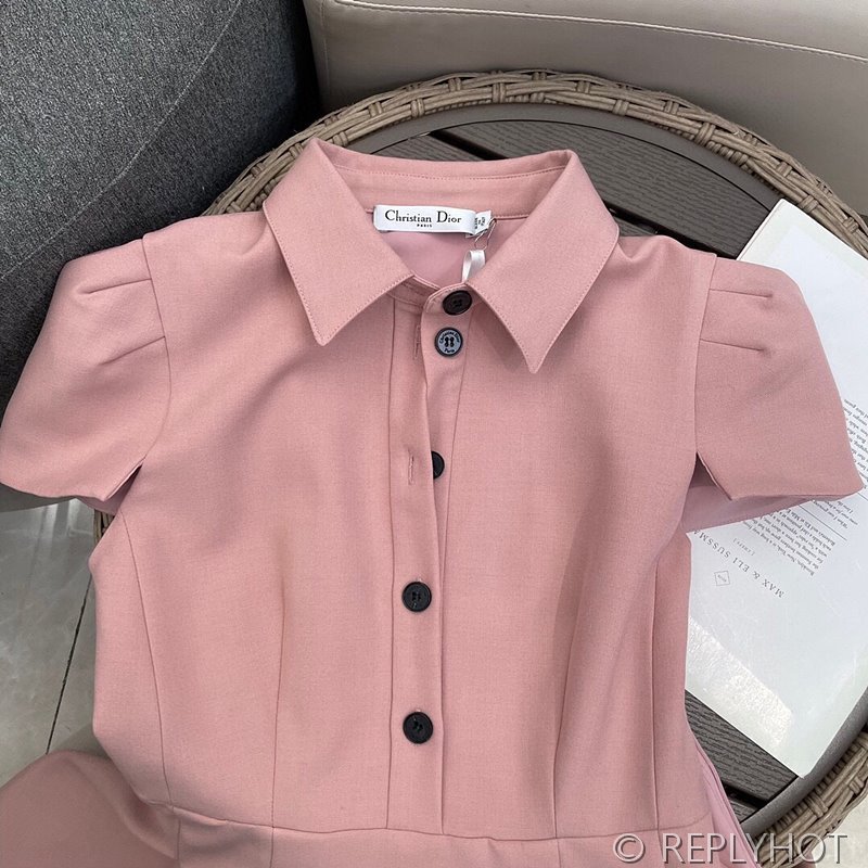 디올 플리츠 반팔 원피스 [매장가 370만원대]