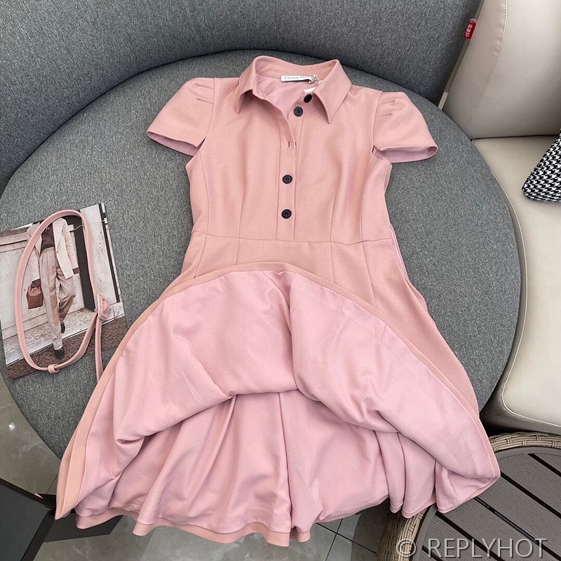 디올 플리츠 반팔 원피스 [매장가 370만원대]