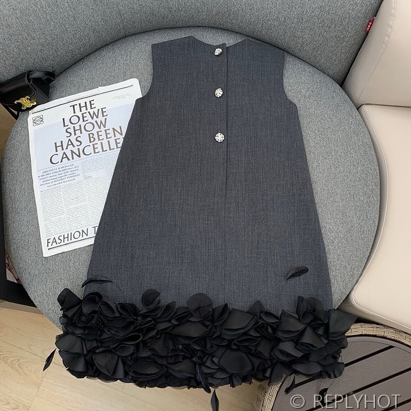 프라다 자수 울 미니드레스 [매장가 860만원대]