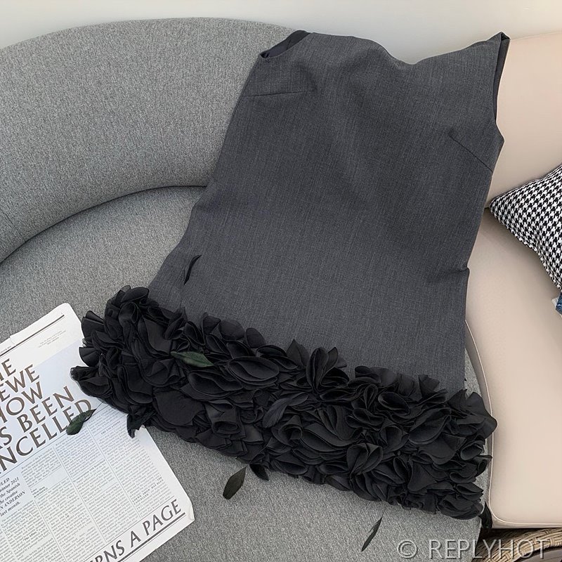 프라다 자수 울 미니드레스 [매장가 860만원대]