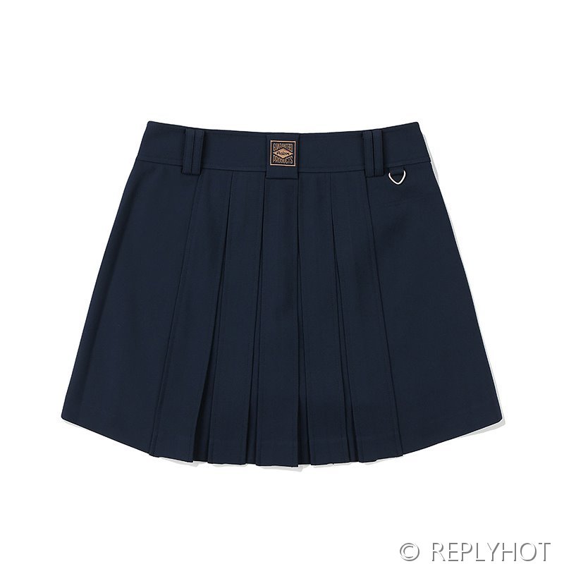 말본 Malbon 여성 플리츠 카고 스커트 / 2컬러