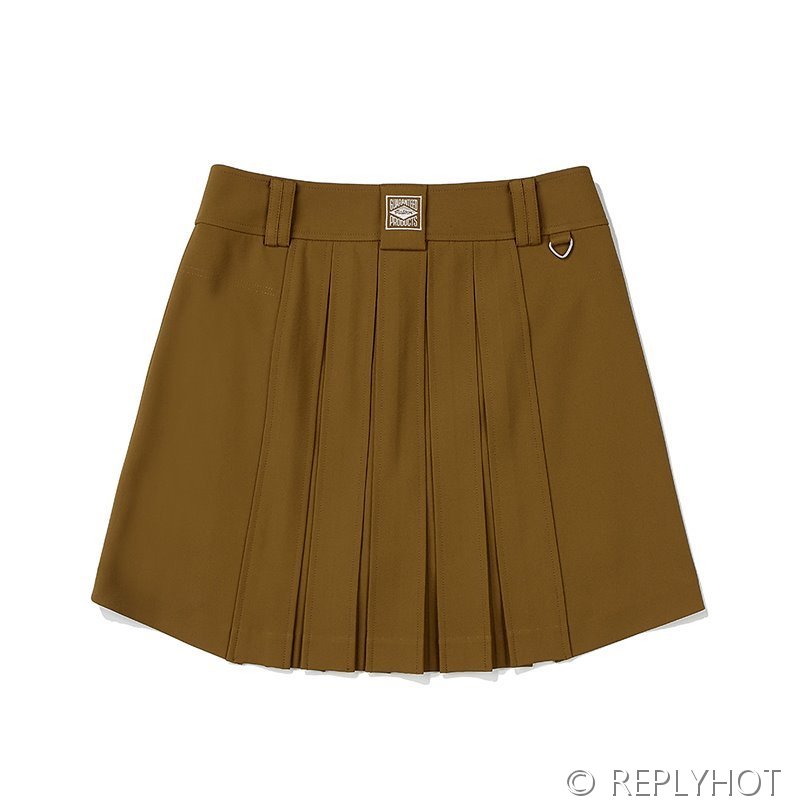 말본 Malbon 여성 플리츠 카고 스커트 / 2컬러