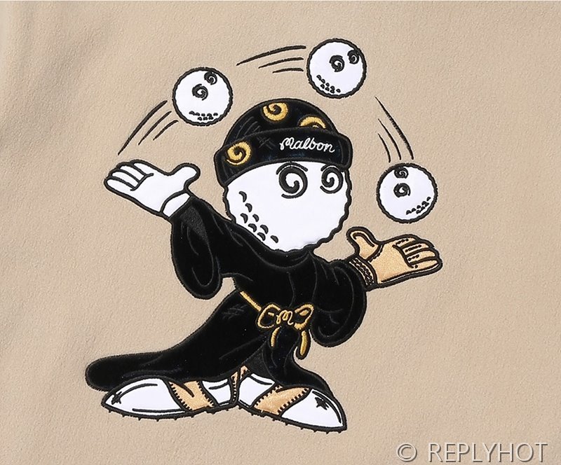 말본 Malbon 여성 위자드 플리스 하프집업 티셔츠 / 2컬러