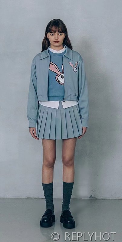 말본 플리츠스커트