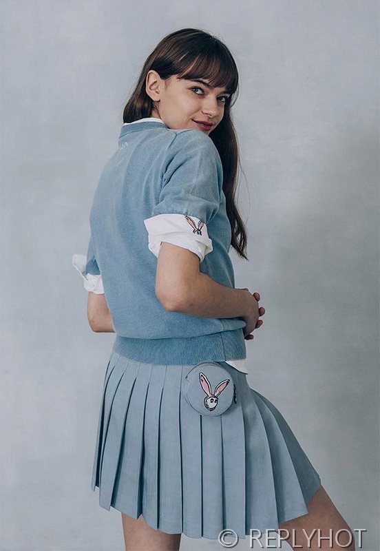 말본 플리츠스커트