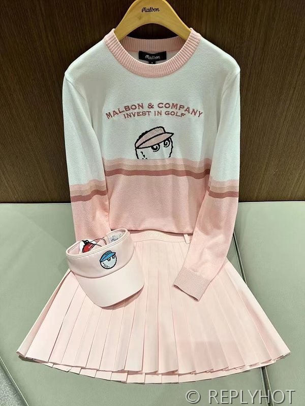 말본 여성 골프 스웨터니트 2color