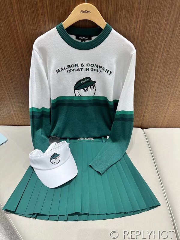 말본 여성 골프 스웨터니트 2color