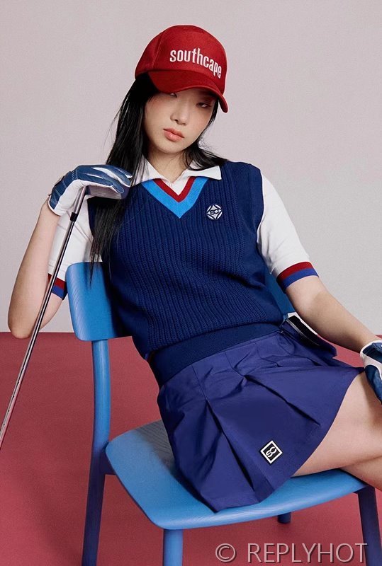 SOUTHCAPE 여성 니트조끼 2color