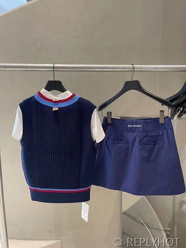 SOUTHCAPE 여성 니트조끼 2color