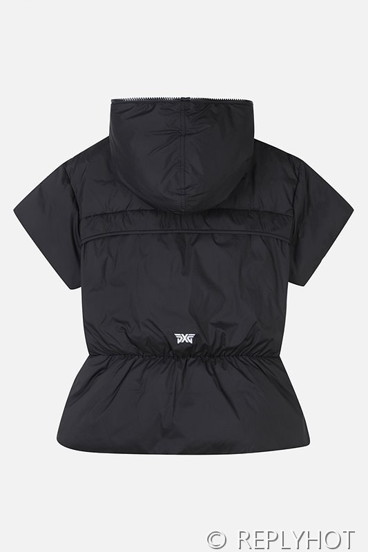 숏 슬리브 다운 베스트 패딩조끼