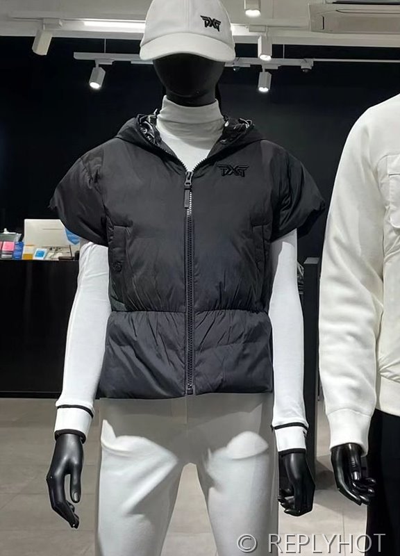 숏 슬리브 다운 베스트 패딩조끼