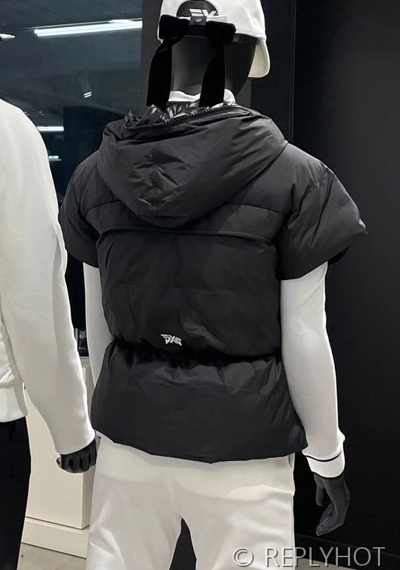 숏 슬리브 다운 베스트 패딩조끼