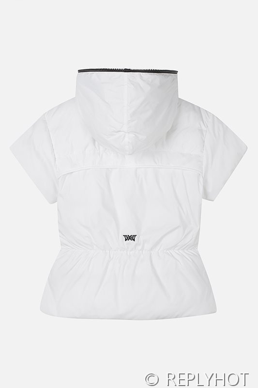 숏 슬리브 다운 베스트 패딩조끼