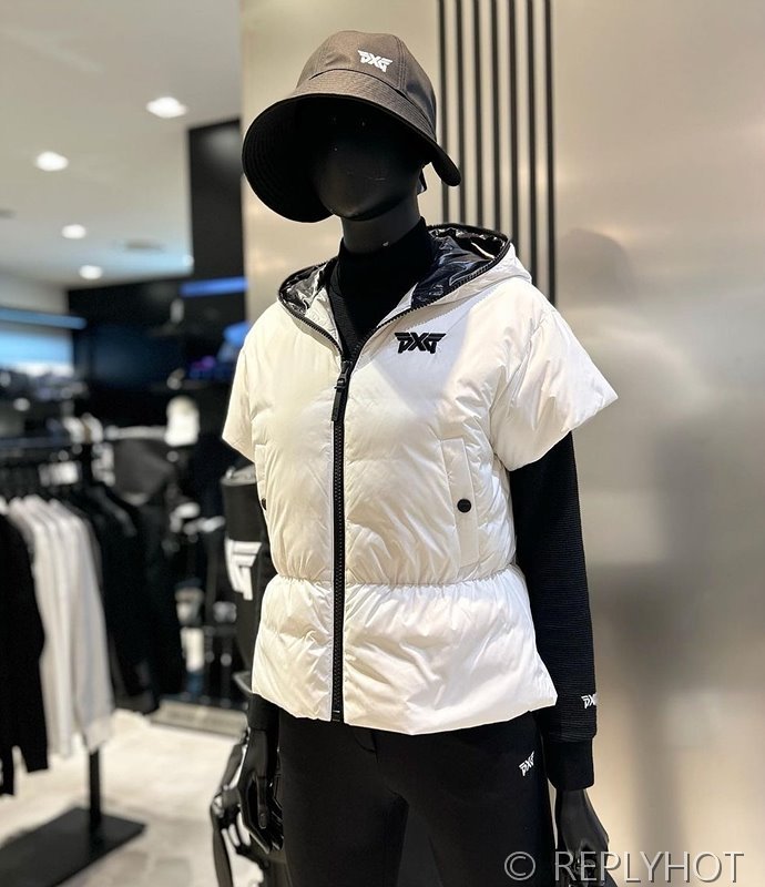 숏 슬리브 다운 베스트 패딩조끼