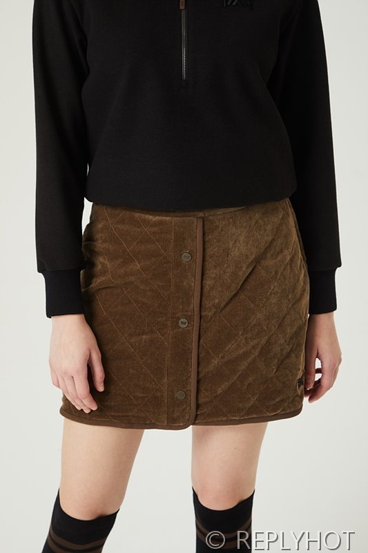 PXG 다이아 퀄팅 패딩 스커트