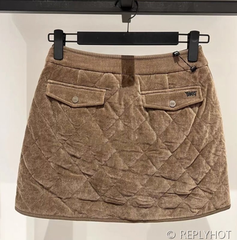 PXG 다이아 퀄팅 패딩 스커트