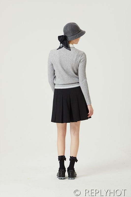 PXG 여성 케이블 니트 스웨터