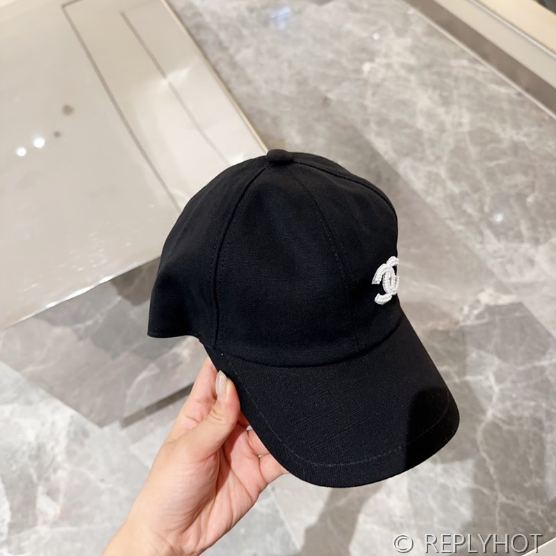 샤넬 코튼 글래스펄 볼캡 [매장가 200만원대]