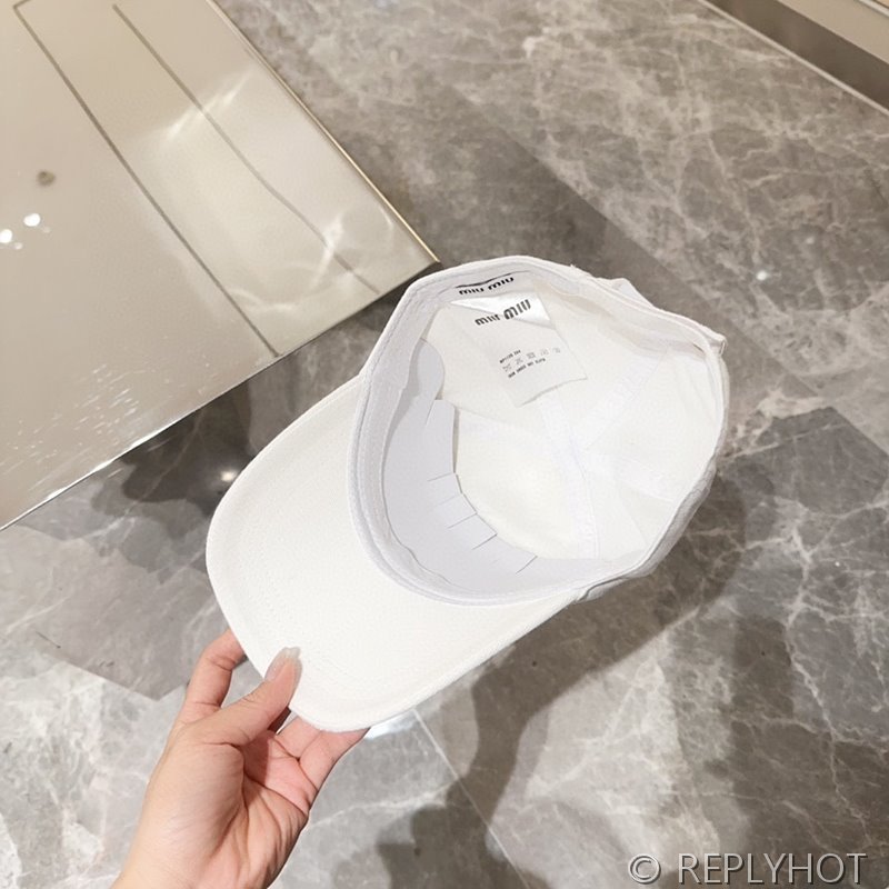 미우미우 워싱 데님 캡 모자 3color [매장가 89만원대]