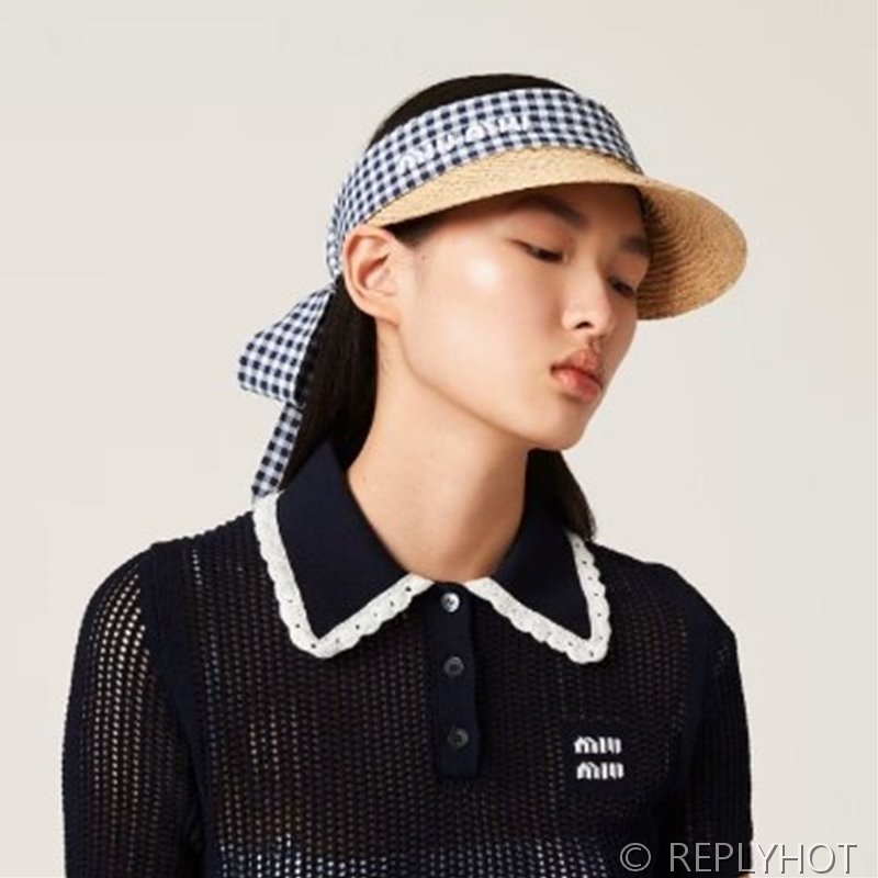 미우미우 라피아 바이저 2F8I 5HV012 2color [매장가 79만원대]