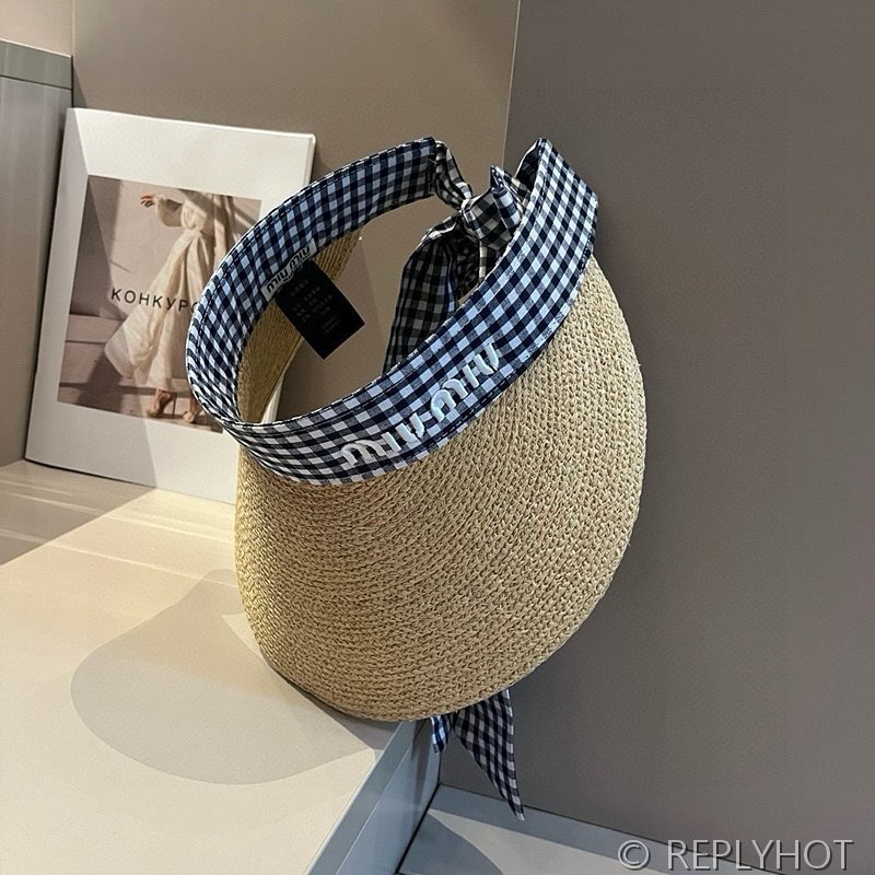 미우미우 라피아 바이저 2F8I 5HV012 2color [매장가 79만원대]